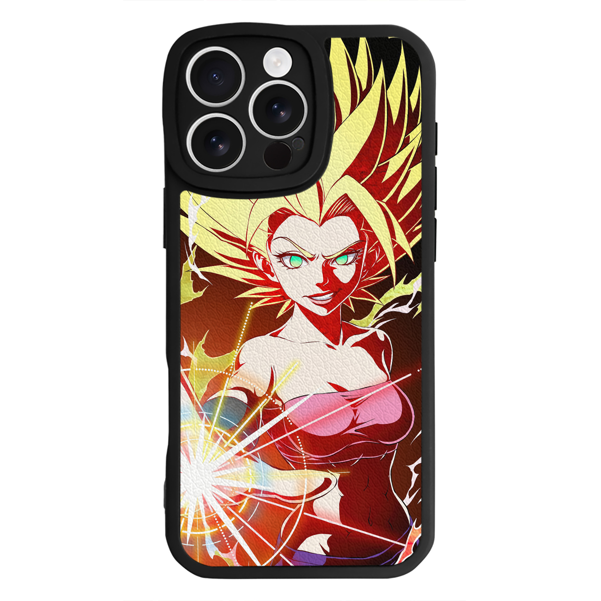 （画像用） ドラゴンボール DRAGON BALL 【iPhone 16シリーズ対応】シリコンスマホケース（レザー調） 材質：シリコン